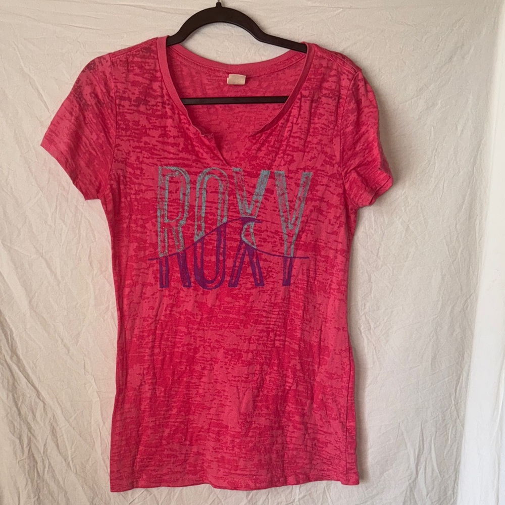 Roxy Women's Vivid Pink Short Sleeve Tee